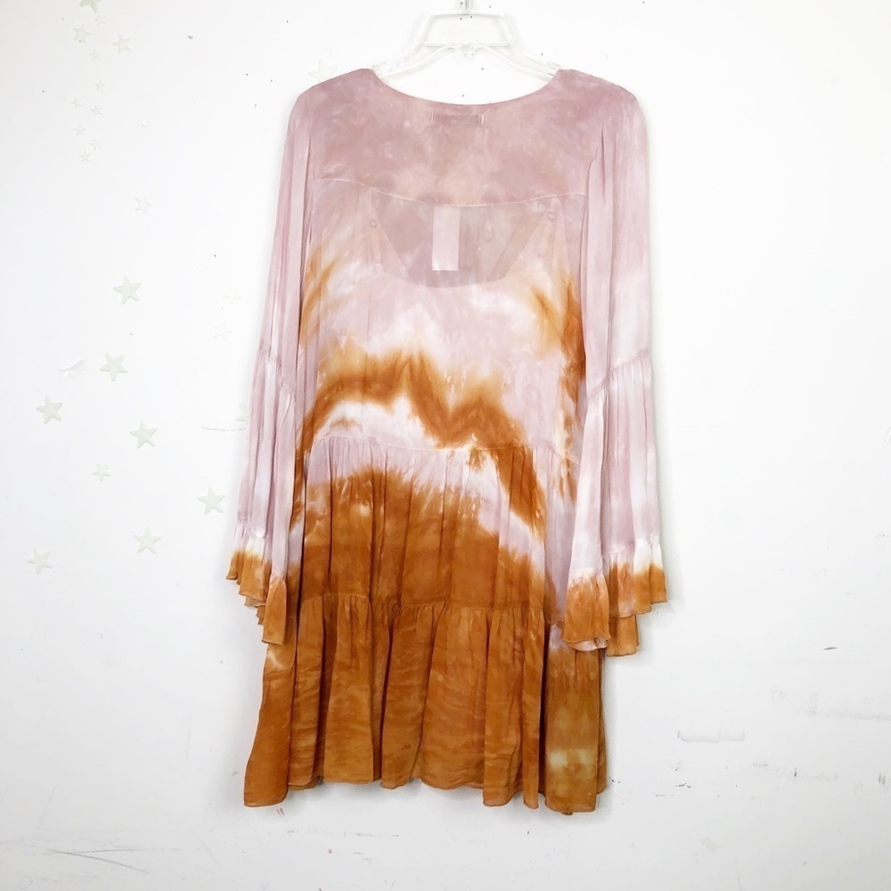 Young fabulous and broke tie-dye BoHo mini Dress - Picture 3 of 13